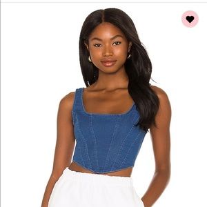 Super Down Corset Top Size Medium